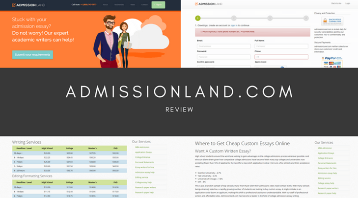 admissionland.com review