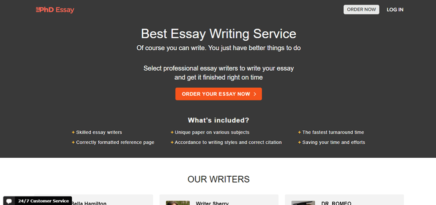 phd essay login