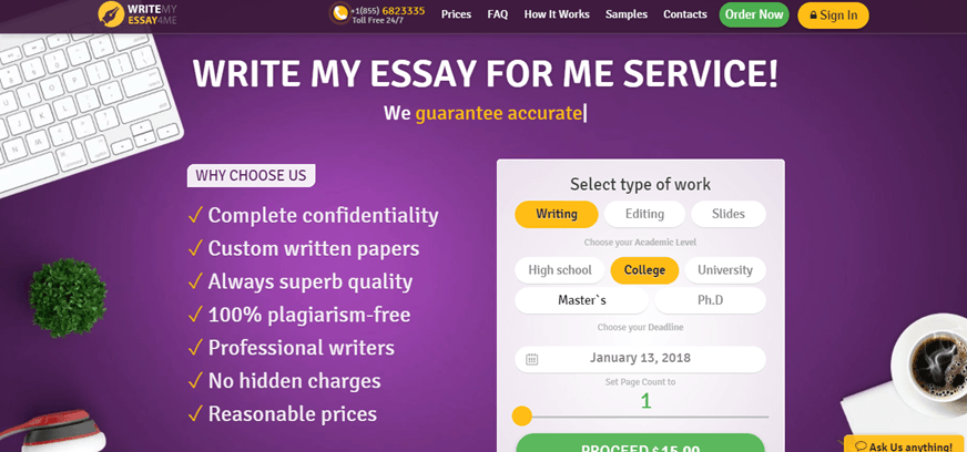 write my essay 4 me free