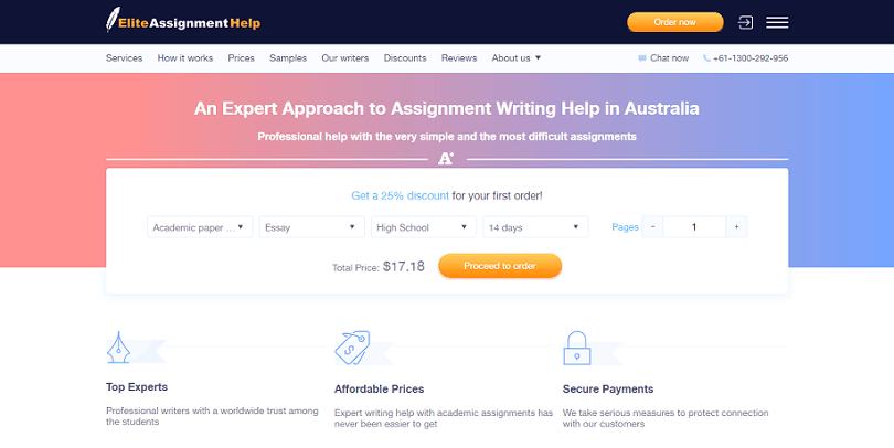 elite assignment help review