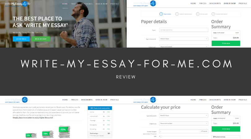 Make Your write an essay for meA Reality