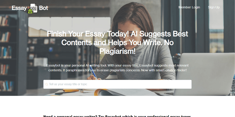 what is essay bot